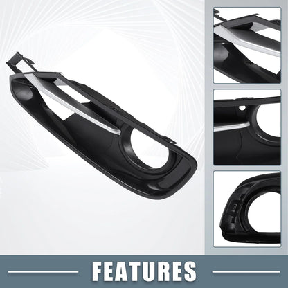 1 x Pair Fog Light Grille Cover Trim for BMW F30 (2012-2019)