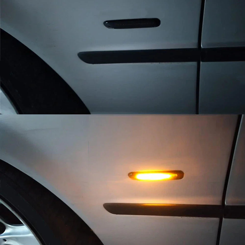 Smoked LED Side Marker Turn Signal Lamp for BMW E46 (2000-2006)