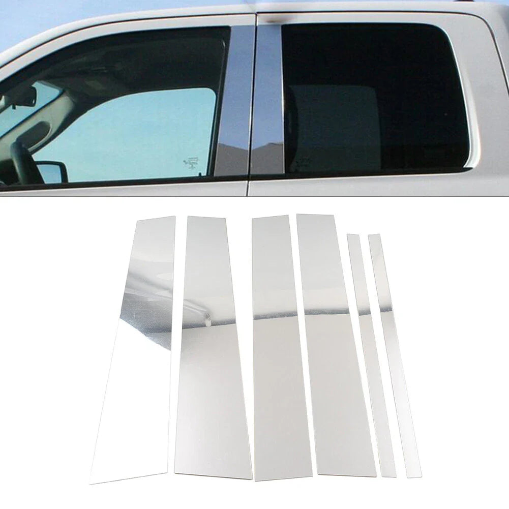 Pillar Post Door Window Cover Trim for Nissan Titan Crew Cab (2004-2015)