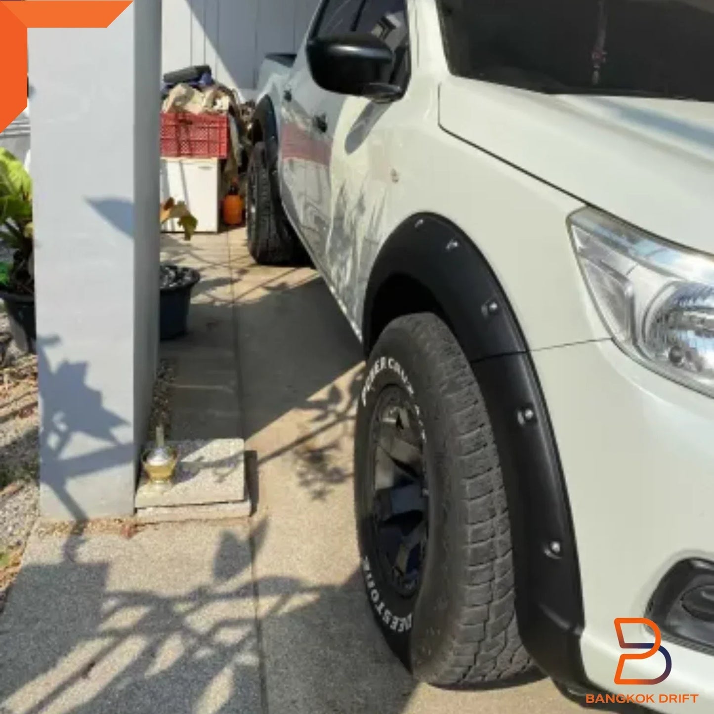 Matte Black Fender Flare Arch for Nissan NP300 Navara D23 (2015-2019)