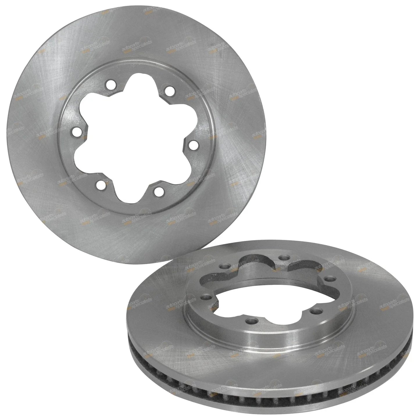 2 x Front Disc Brake Rotors for Hiace TRH201 TRH221 TRH223 (2005–2012)