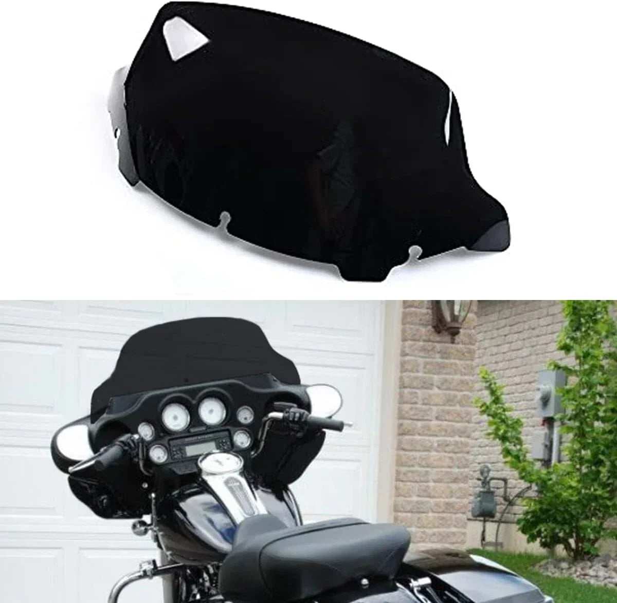 10.5" Windshield for Harley Street Glide, Electra Glide (2014-2022)
