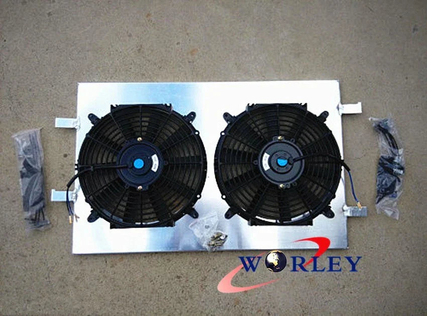 Aluminum Radiator Shroud & Fans for Holden Commodore VY 6Cyl V6 (2002-2004)