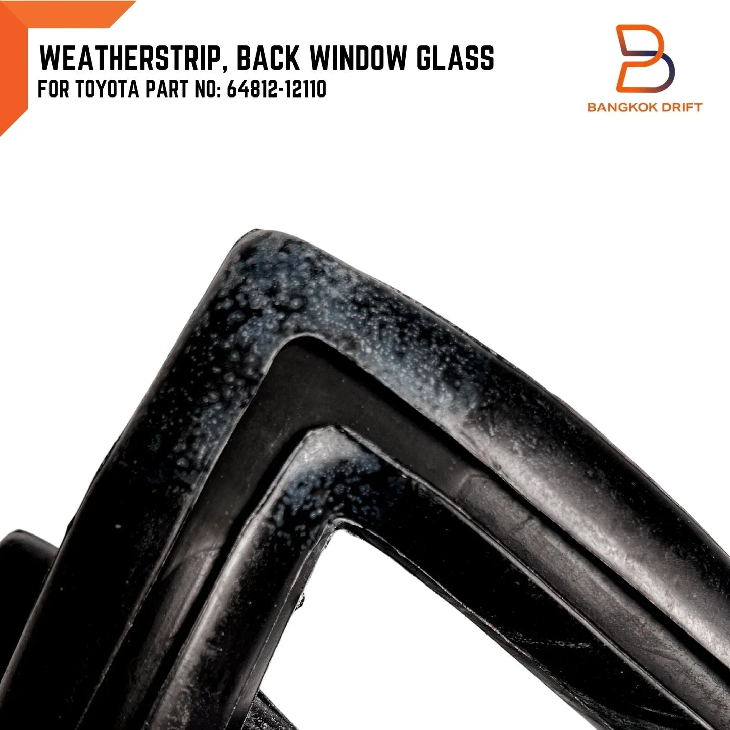 Rear Window Weatherstrip Seal for Toyota Corolla (1974-1979)
