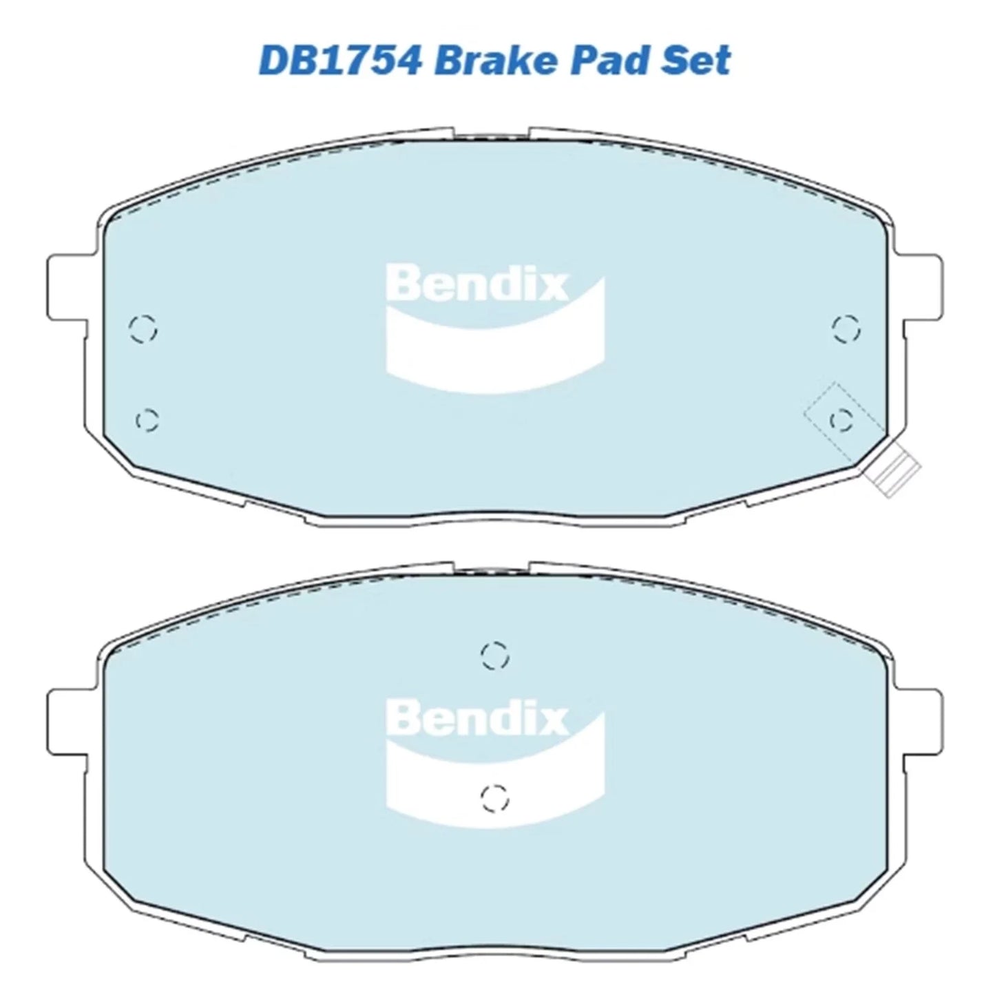 GCT Front Disc Brake Pads Set for Kia Cerato LD/TD 2.0L (2004-2013)