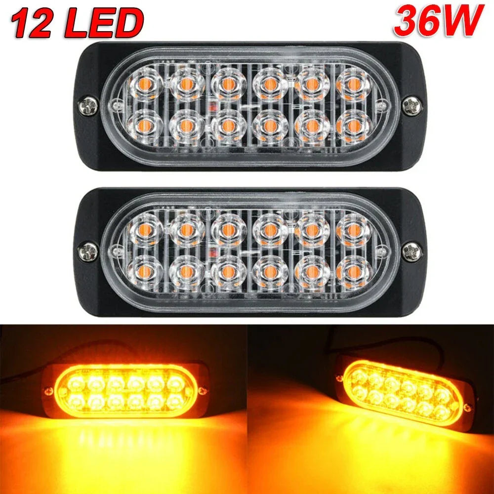 Amber 36W Auto Bar Beacon Bulb for Car Equipment Hazard