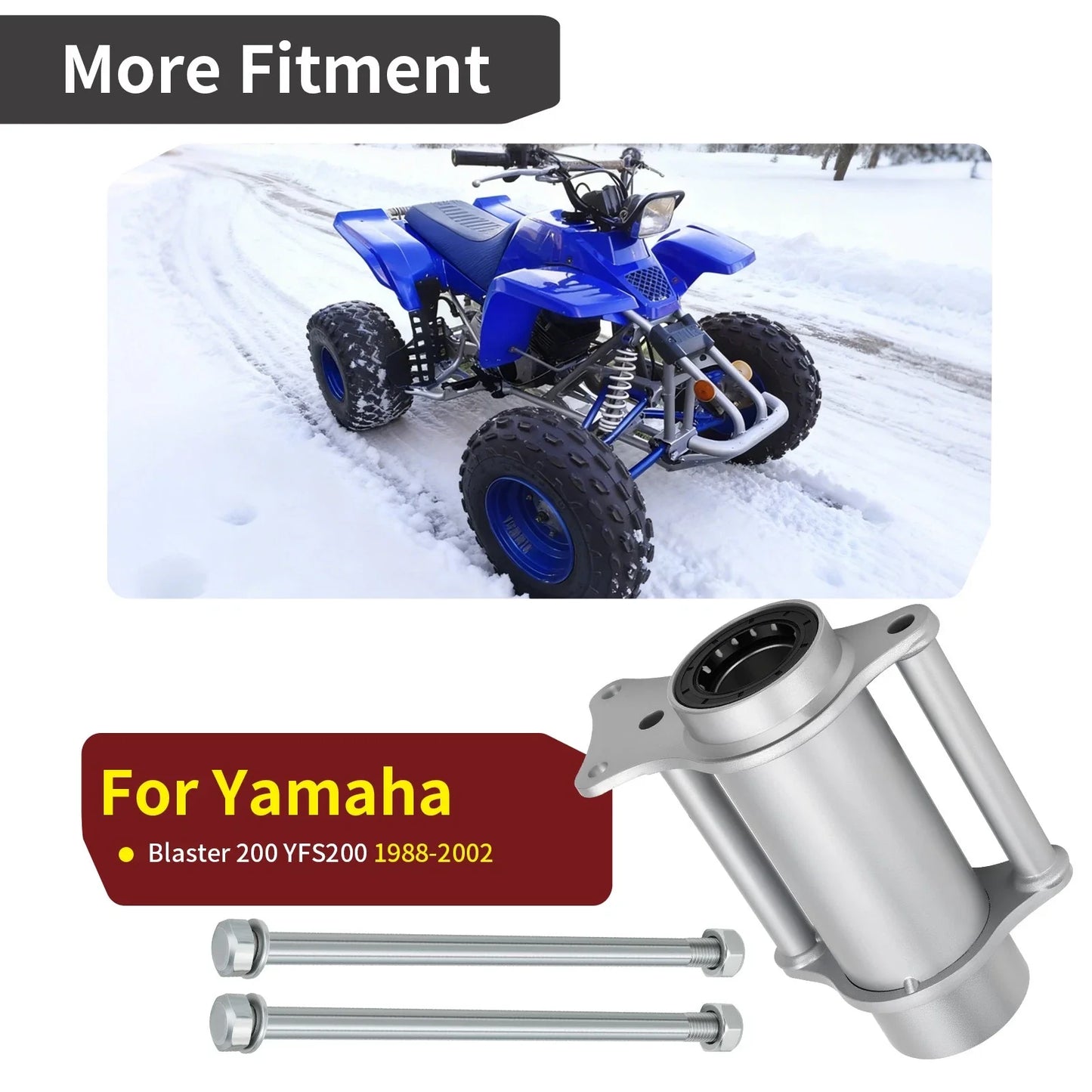 Rear Carrier Bearing for Yamaha Blaster 200 Bolts Included (1988–2002)