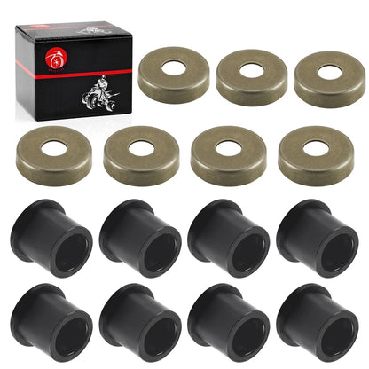 8x Front A-Arm Bushing + Cap Set for Polaris Predator 50 (2004–2007)