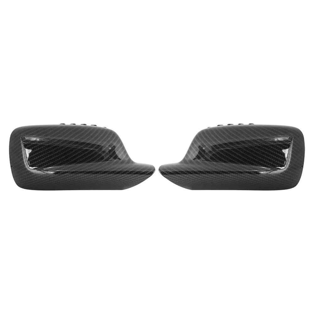 Carbon Fiber Look Side Mirror Cover Cap for BMW E46 E65 E66 E67 (2000-2006)