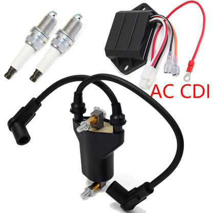 Ignition Coil & Spark Plug Ignitor for EZGO Golf Cart