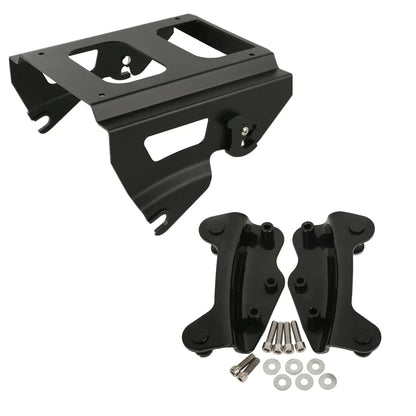 Black Detachable Mounting Rack Docking Kit for Harley Touring (2009 - 2013)