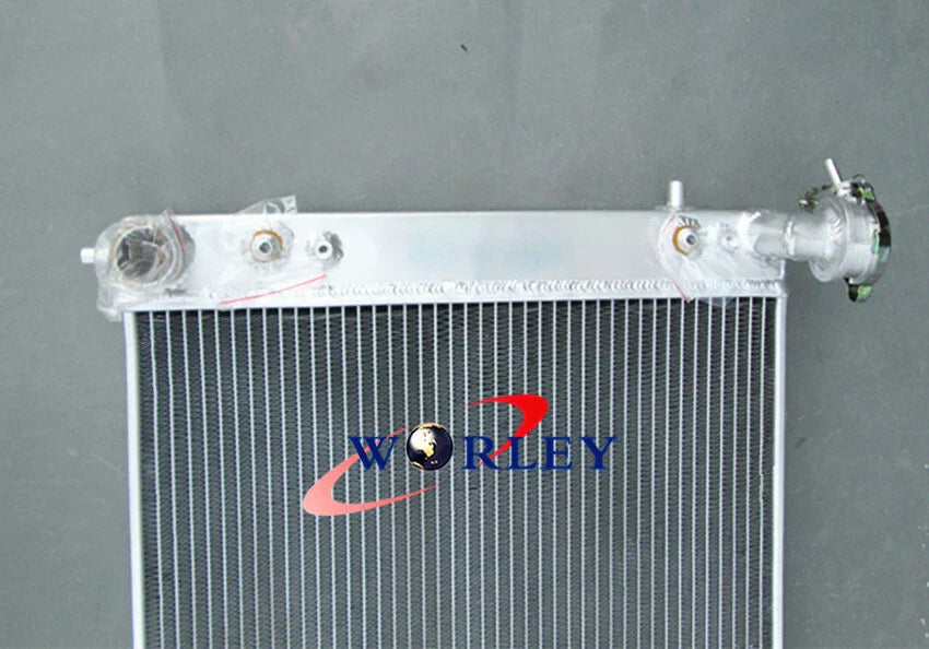 Aluminum Radiator + Black Silicone Hose for Holden Commodore VT VX V6 97-02