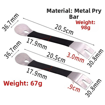 Metal U-Shaped Crowbar Tool for Car Audio Dash and Interior Panel Removal