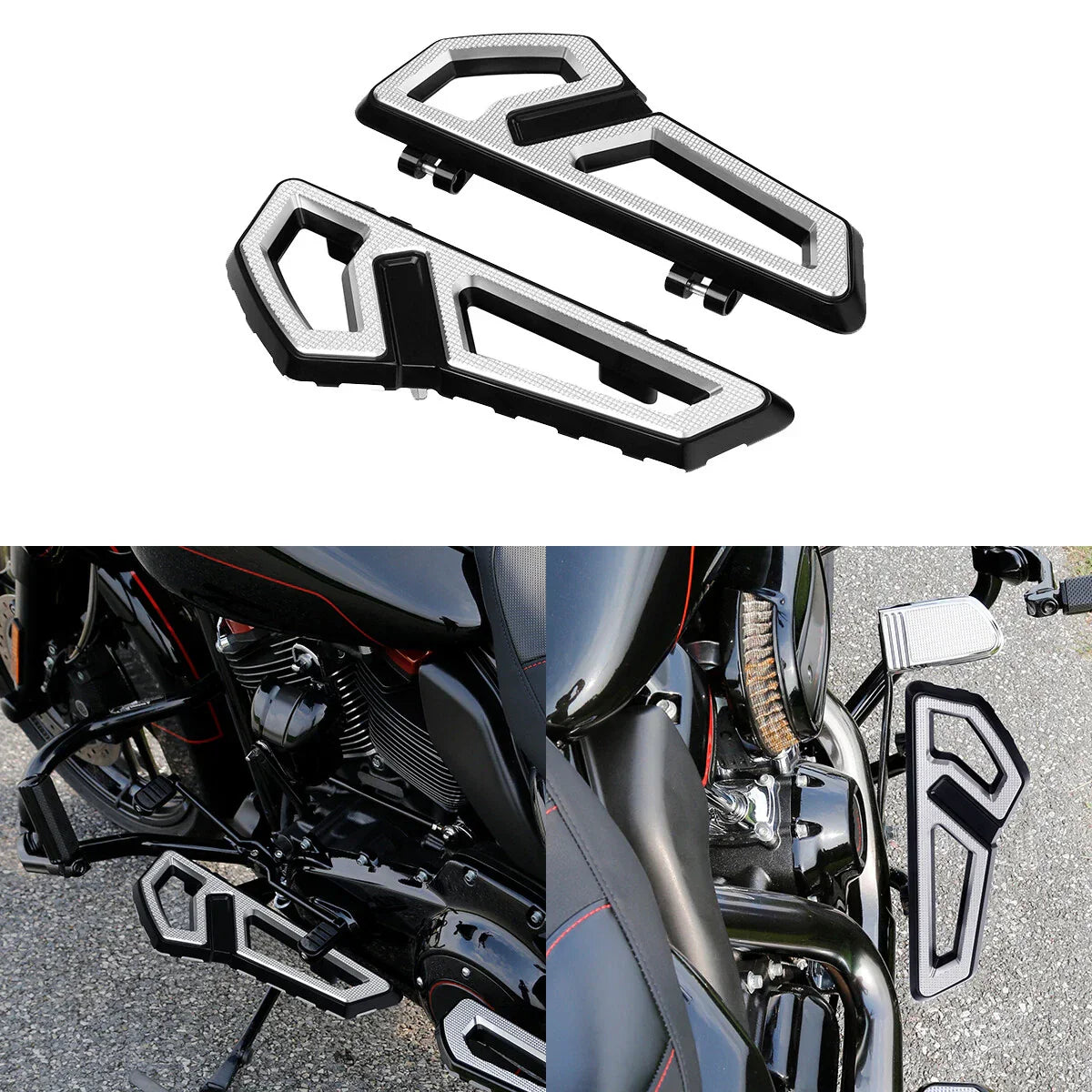 Front Driver Footboard for Harley Touring Street Glide (2000-2024)