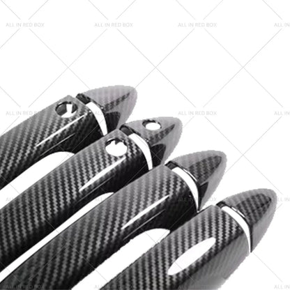 4 x Carbon Fiber Door Handle Covers for Honda Pilot, Ridgeline (2016-2023)