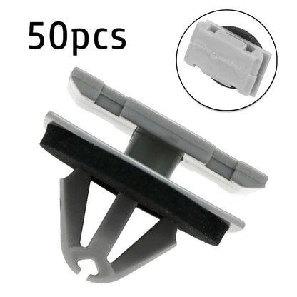 Plastic Rivet 50pcs Bumper Exterior Fastener for Vehicle