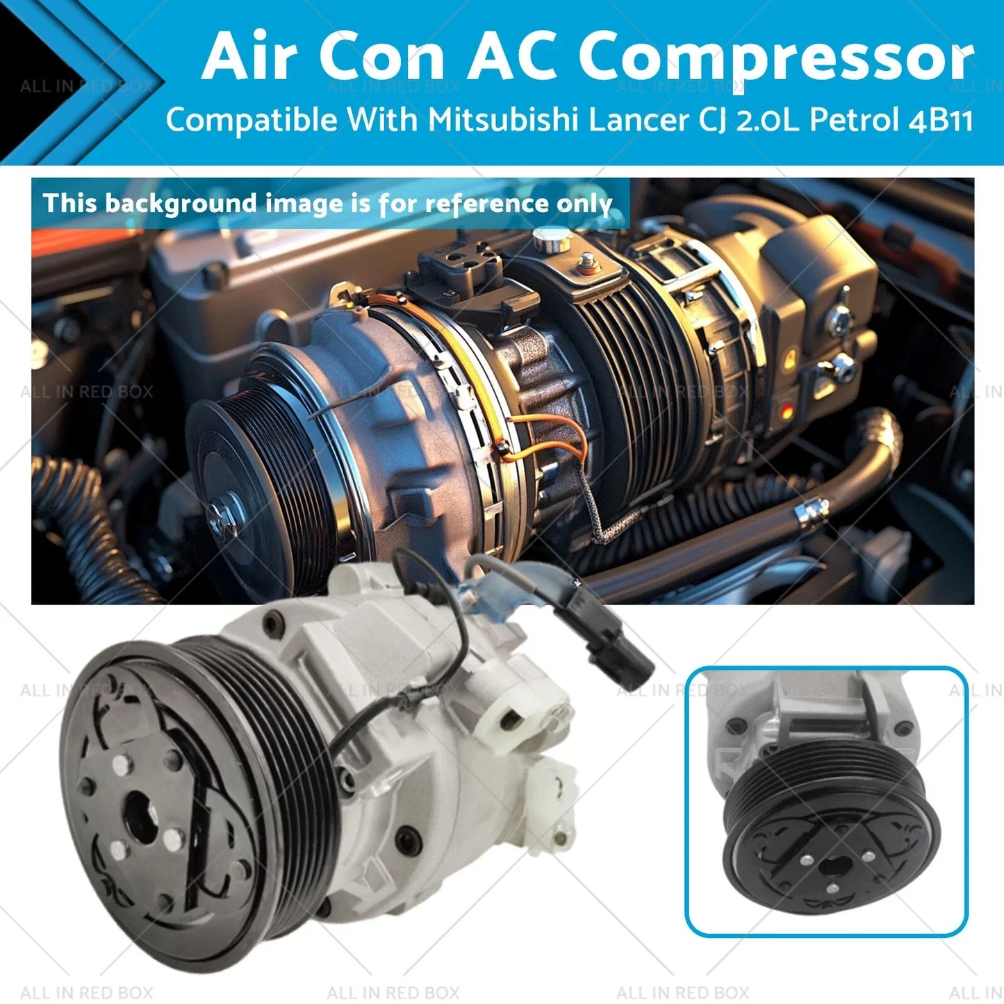 AC Compressor for Mitsubishi Lancer CJ 2.0L Petrol (2007-2017)