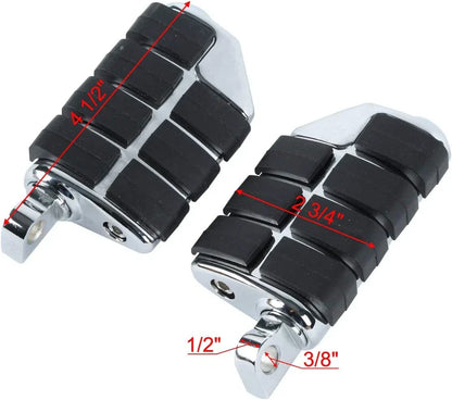 Rear Passenger Foot Pegs for Harley Touring Dyna (2006-2023)