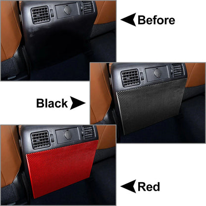 Carbon Fiber Rear Seat Anti-Kick Panel Trim for Toyota Tundra (2014-2021)