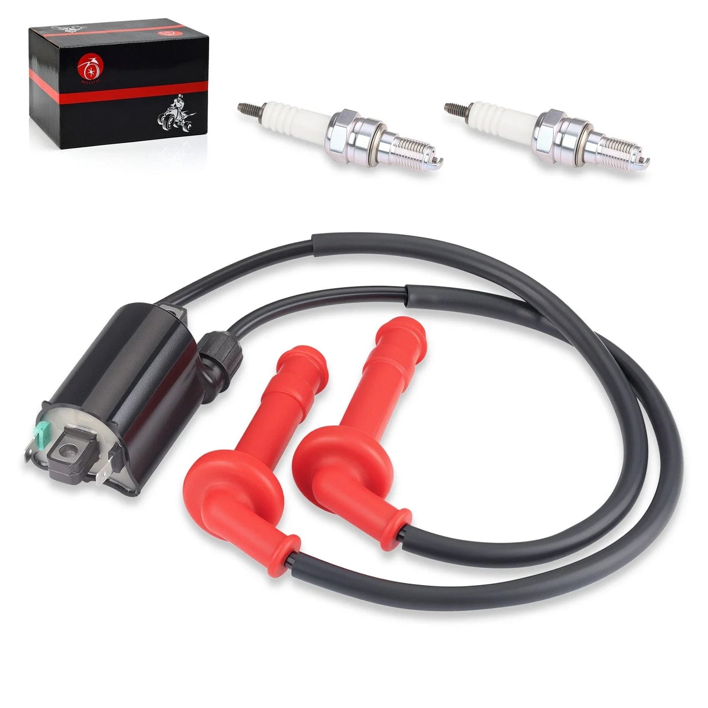 Ignition Coil & Spark Plug Cap Wire for Honda CBR600F2 (1991–1994)