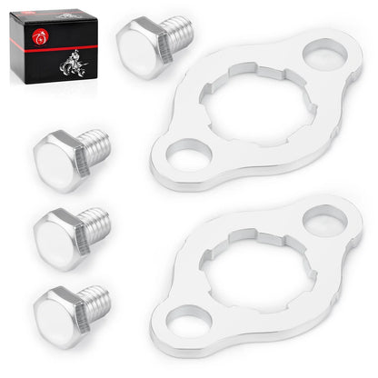 2 x Engine Front Sprocket Retainer Plate w Bolt 6X8 for Honda ATC70 (1973–1985)