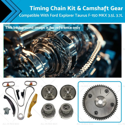 Timing Chain Kit & Camshaft Gear for Ford Explorer Taurus F-150 MKX (2006-2010)