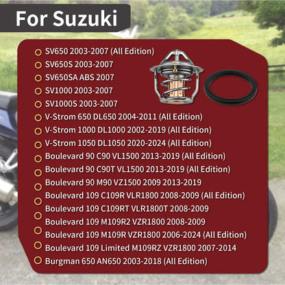 Thermostat & O-Ring for Suzuki Boulevard 109 M109R VZR1800 (2006–2024)