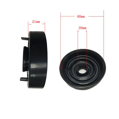 80mm Rubber Headlight Housing Dust Cover Seal Cap for Car