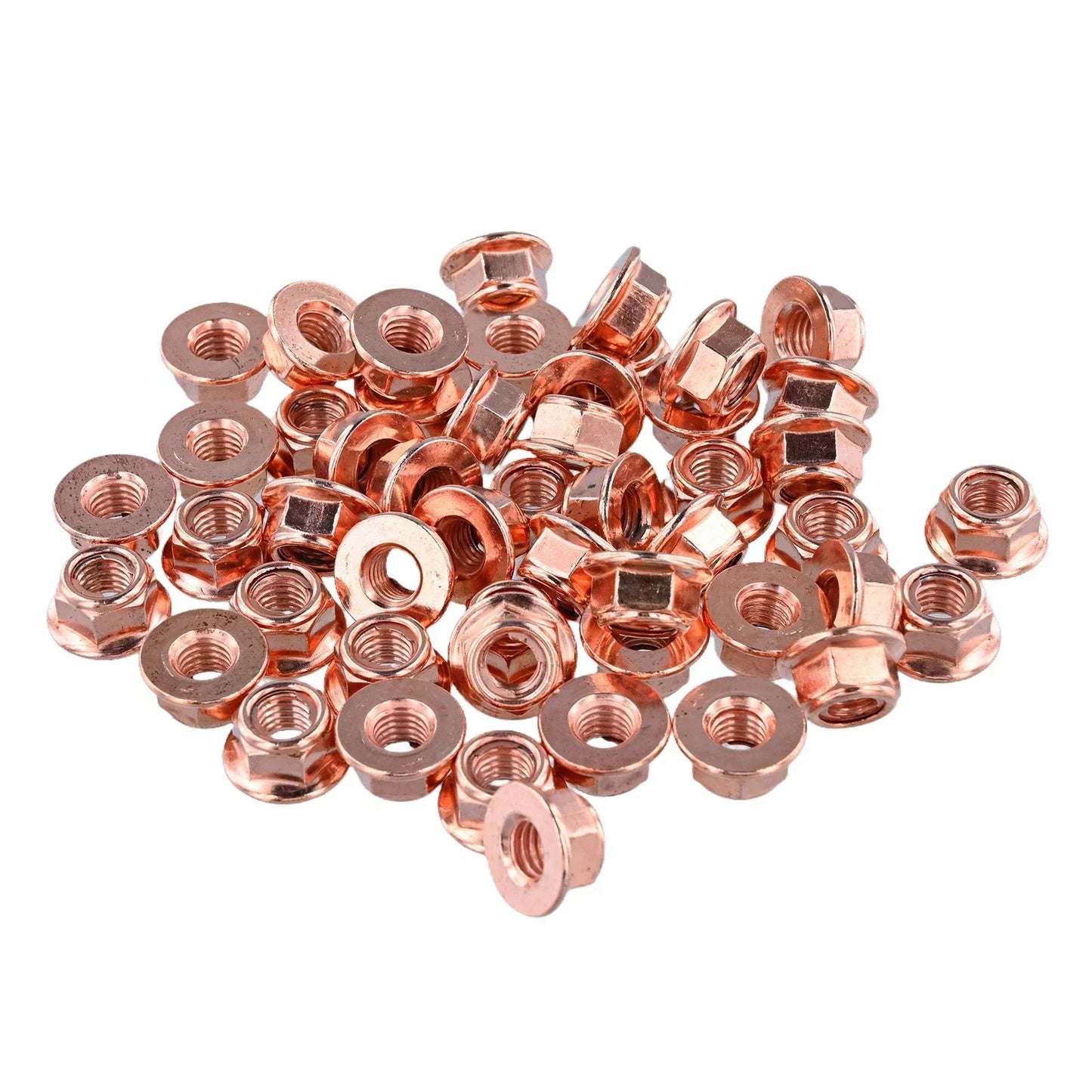 Lock Nuts M8x1 25 Pack of 50 for Car Exhaust Manifolds