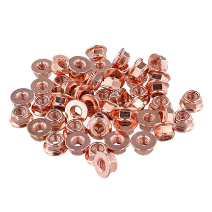 Lock Nuts M8x1 25 Pack of 50 for Car Exhaust Manifolds