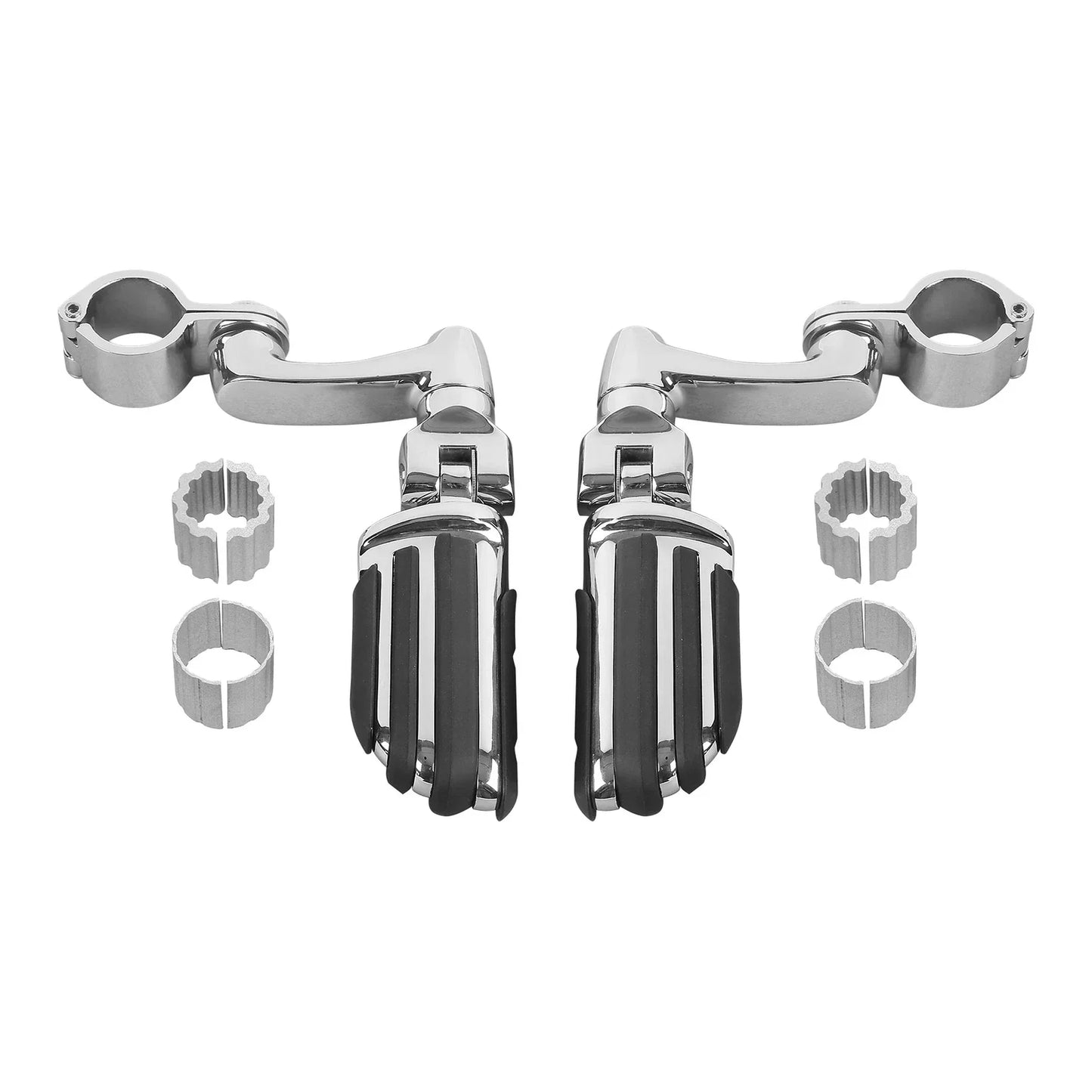 Chrome Highway Footpeg Pegs 25/32/35mm for Honda Harley Touring Dyna