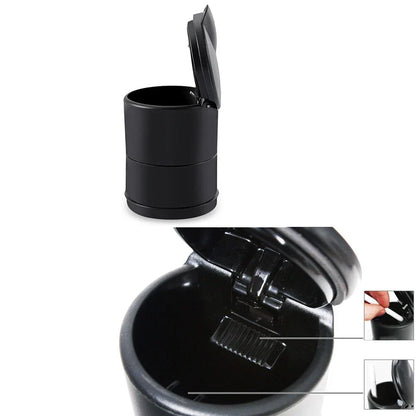 Garbage Coin Storage Cup Ash Tray for Black Car Space-Saving Design