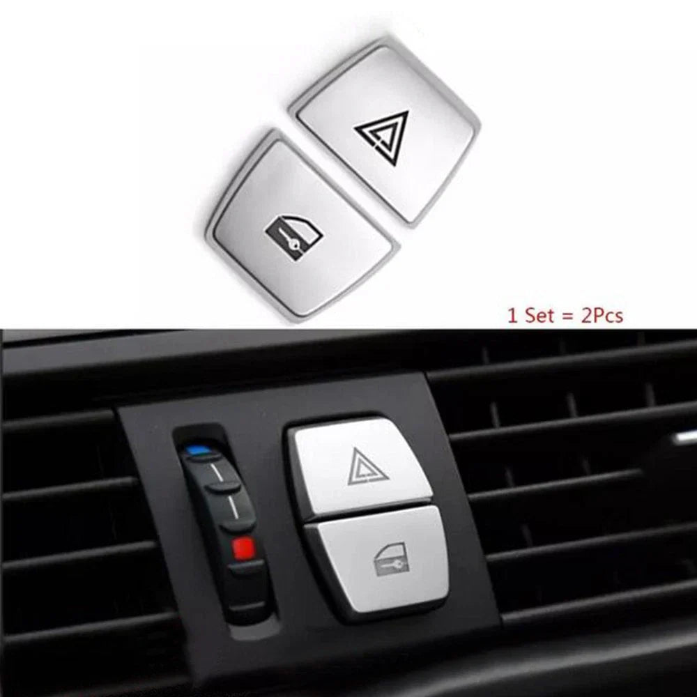 BMW 5 Series GT 6 7 Series Car Warning Light Button Cover Trim (2010-2020)