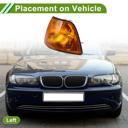 Left Corner Signal Light Cover 1Pc for BMW 3 Series (1992-1998)