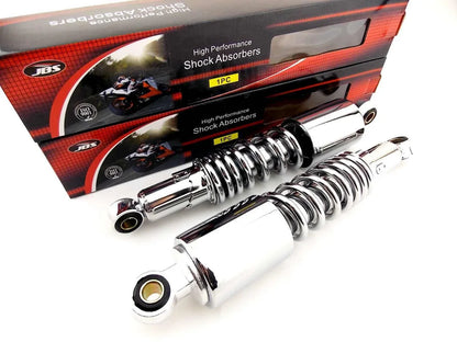 300mm JBS Chrome Rear Shock Absorbers for Suzuki T125