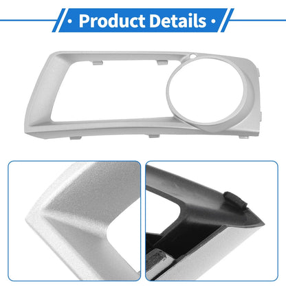 1 Pc Front Left Fog Light Grill for BMW X6 Silver (12-14)