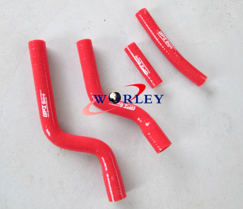 Silicone Radiator Hose for Yamaha YZF250 YZ250F 2007-2009 - Red
