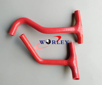 Aluminum Radiator + Red Hose for Husqvarna TC449 TE449 TE511 TXC449 TXC511 (11-13)
