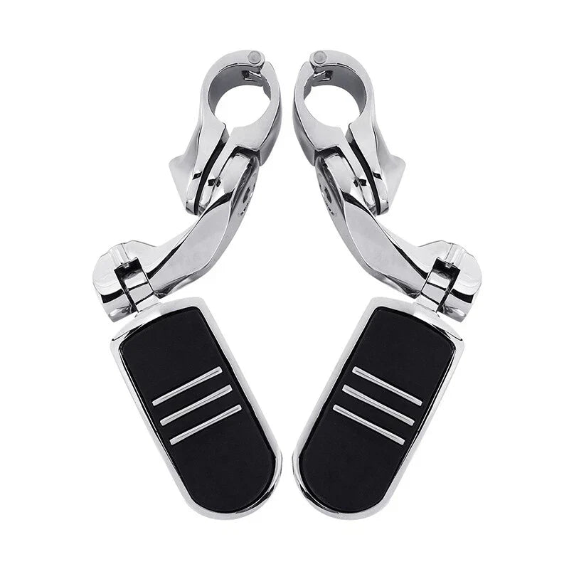 32mm 1.25in Chrome Foot Pegs for Harley