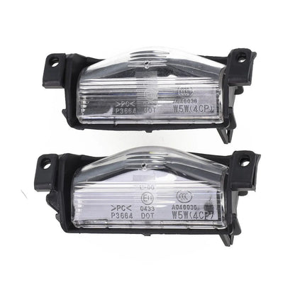 2 x License Plate Light Bumper Lamp Cover for Mazda 3 (2009–2013)