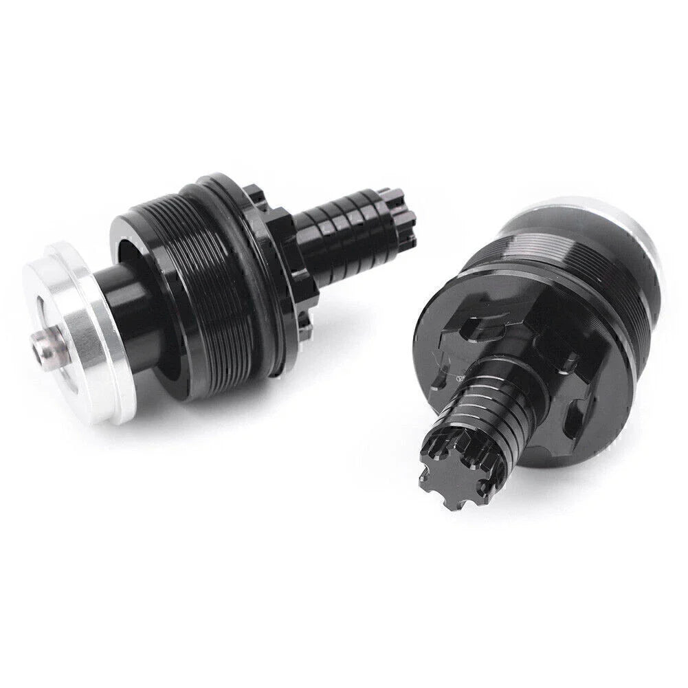 CNC Preload Adjusters for Yamaha YZF-R25/R3 Fork Bolts BLACK (2014-2023)