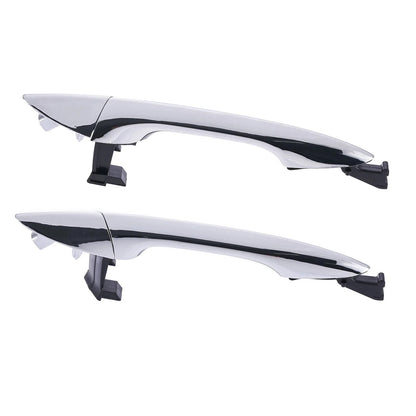 Door Handle Outer 2 x Chrome Rear Left+Right for Hyundai Elantra MD (2011–2015)