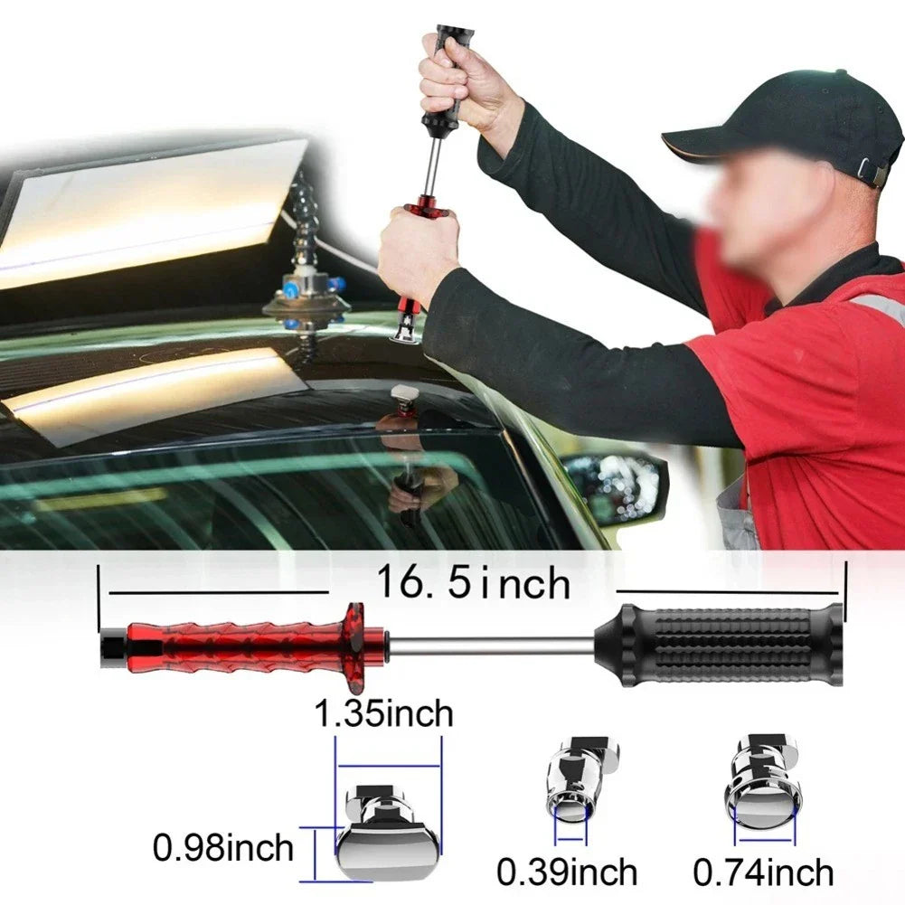 Slide Hammer Dent Puller with Accessories for Automotive Repair Tool