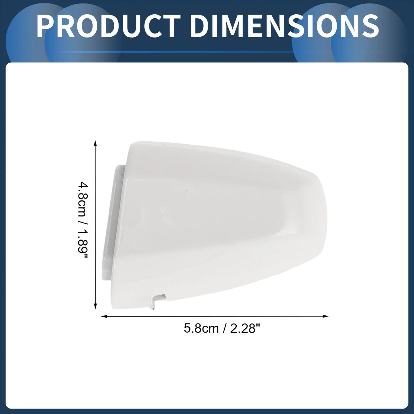Door Handle Cover Front Left for BMW X1 X5 (2015-2018) White