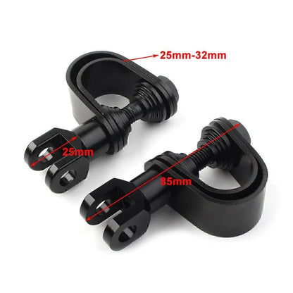 25mm & 32mm Motorcycle Crash Bar Mount Foot Peg Clamp for Harley