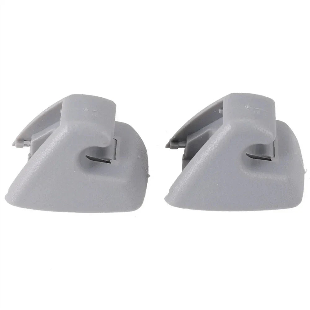 Gray Sun Visor Hook Clips for Buick Verano, Chevrolet Cruze, Sonic (2012-2017)