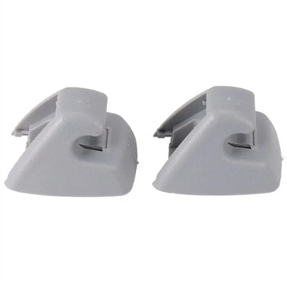 Gray Sun Visor Hook Clips for Buick Verano, Chevrolet Cruze, Sonic (2012-2017)