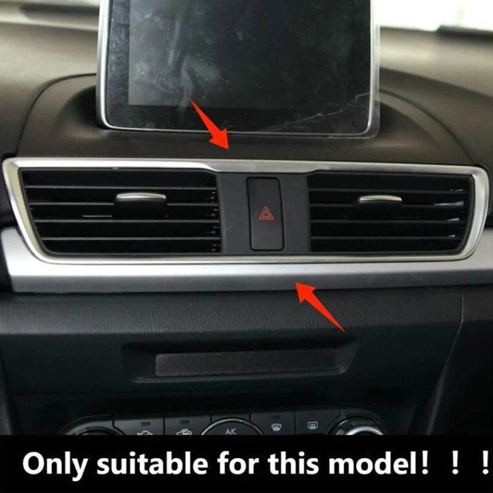 Air Outlet Vent Trim Cover Anti-corrosion Black Carbon Fiber for Accessories