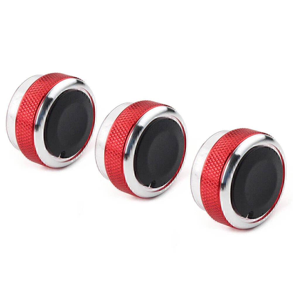 3 x ABS Air Conditioner Switch Knobs for Ford Focus Mondeo C-Max (2005-2018)