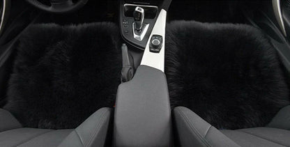 Genuine Sheepskin Car Seat Covers 18"x18" for Black Chair - AU Stock (2018-2023)